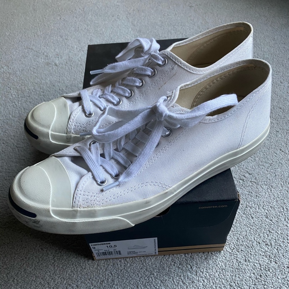 Converse Jack Purcell // White // Size 9